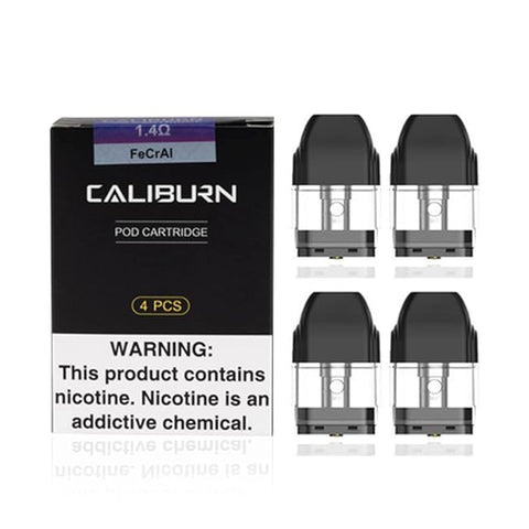 Caliburn Pod Kit Replacement Cartridges - 4-Pack INDIA